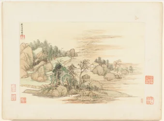 Landscapes after Old Masters, dated 1674 and 1677 (album of twelve leaves)