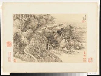 Landscapes after Old Masters, dated 1674 and 1677 (album of twelve leaves)