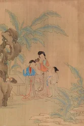 Three Figures in Landscape