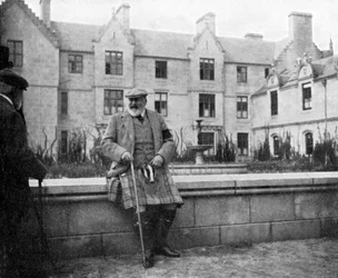 King Edward VII at Balmoral, Scotland, 1908