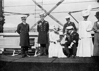 On Board the Royal Yacht Victoria and Albert III, Christiania Oslo, Norway
