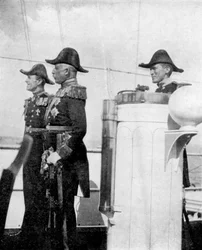 The Duke of Connaught with Commodores Keppel and Crampton, 1907 1908