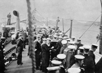 The crew of the royal yacht Victoria and Albert III, Norway