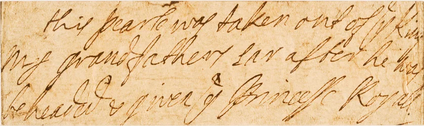 Manuscript note