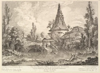 View of Tower near Blois, mid 18th century