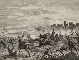 Defending of Cagliari during the French Attack, February 17