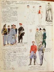 Uniforms of Southern Italy army of provisional government