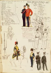 Various Uniforms of Kingdom of Great Britain