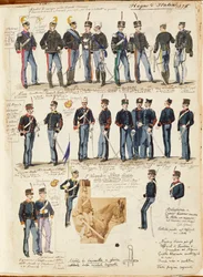Various Uniforms of Kingdom of Italy