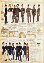 Various Uniforms of Kingdom of Sardinia