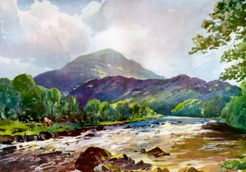 On the Teith near Callander, Perthshire