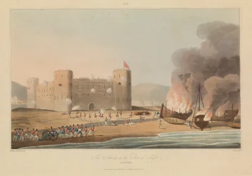 Sixteen Views of Places in the Persian Gulf Forces Against the Arabian Pirates