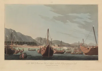 Sixteen Views of Places in the Persian Gulf Forces against the Arabian Pirates