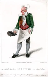 Mr Gattie as Monsieur Morbleu in Monsieur Tonson