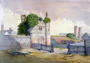 View of Beckingham Hall near Withham, Essex