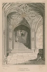 North west angle of the Cloister, St Stephen