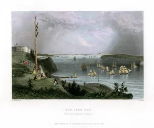New York Bay as seen from the Telegraph Station