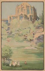 The Cathedral of St. John the Divine from Morningside Park, 1914
