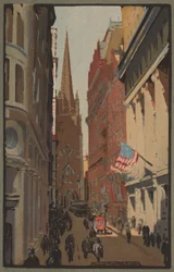 Trinity Church and Wall Street