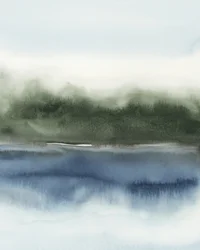 Serene Abstract Landscape