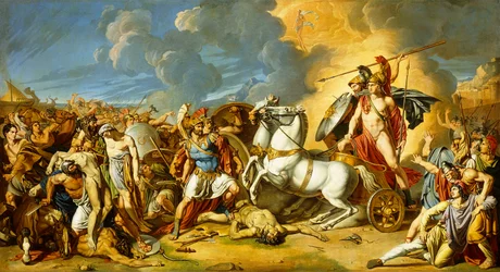 A Scene from the Trojan Wars