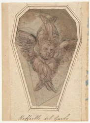 A Seraph Cartoon for an Embroidery