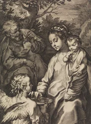 The Holy Family with the Porridge Bowl, ca. 1580-ca. 1614