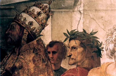 The Disputation on the Holy Sacrament (detail), 1508-1509