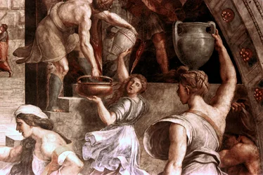 The Fire in the Borgo (detail), 1514