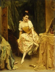 Young Woman at a Dressing Table