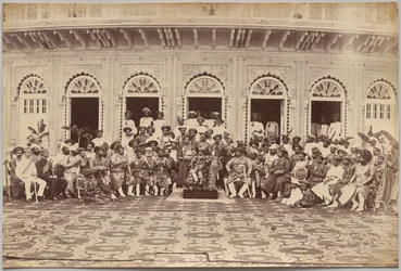 Maharaja of Scindia, Nobles, and High Officials, Gwalior