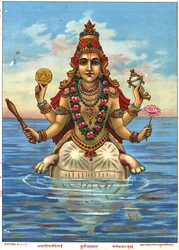 Kurma Avatar by Raja Ravi Varma