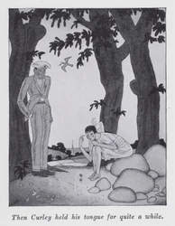 Illustration for "But Gentlemen Marry Brunettes" by Anita Loos