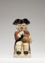 Staffordshire Creamware Toby-jug
