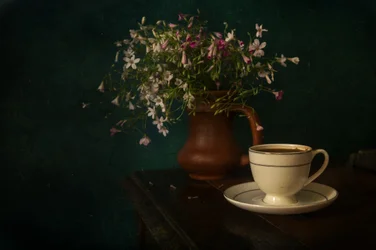 Morning Coffee Wildflowers
