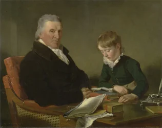 Francis Noel Clarke Mundy and his Grandson, William Mundy