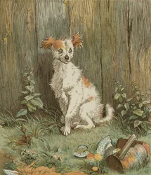 An Elegy on the Death of a Mad Dog (Illustration by Randolph Caldecott)