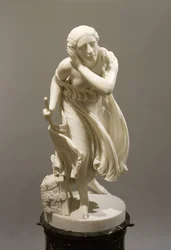 Nydia, The Blind Flower Girl of Pompeii, c.1888 (marble)