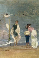 On the beach (detail)