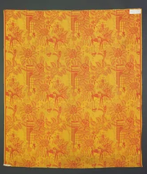 Cloth with Art Nouveau style design