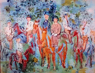 Horsemen in the Woods