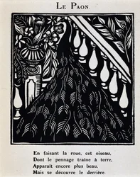 The Peacock - in “The Bestiary or Orpheus