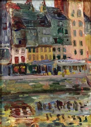 Old Houses on the Port of Le Havre