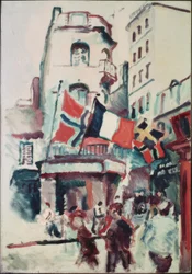 Street with Flags