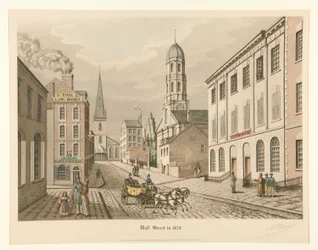 Wall Street in 1829