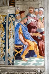 Fresco of justice (detail)