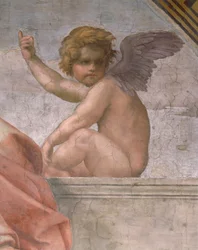 Putto Portraying Faith (Detail)