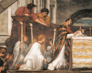 The Eucharistic miracle (detail)