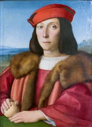 Portrait of Young Man with an Apple, Possibly Francesco Maria della Rovere