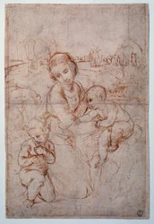 The Virgin of Prince Esterhazy Study